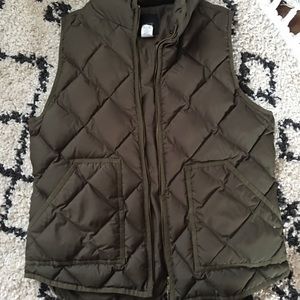 J. Crew quilted vest